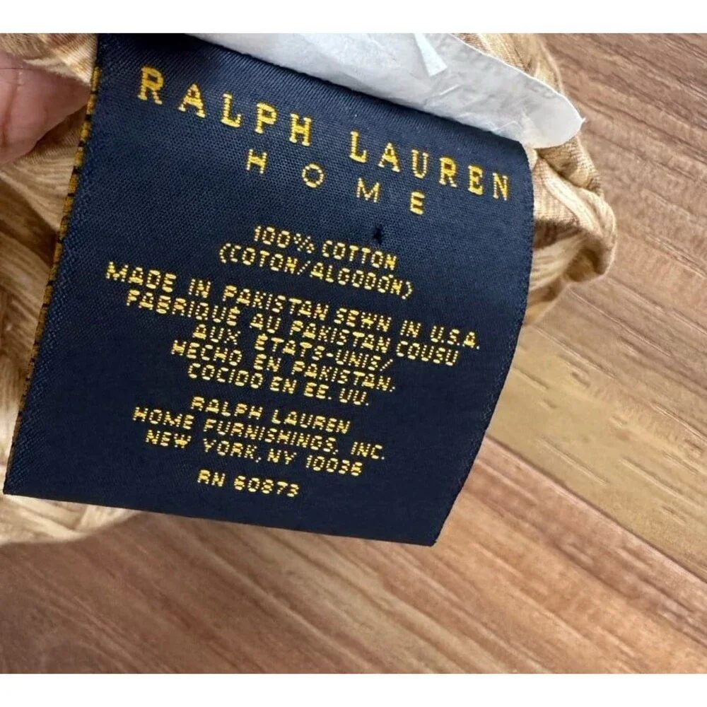 Vintage Ralph Lauren Bedding Desert Plains Wicker Twin Comforter Wicker Bamboo